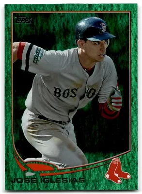 2013 Topps Emerald Foil Jose Iglesias Boston Red Sox #432 • $0.99