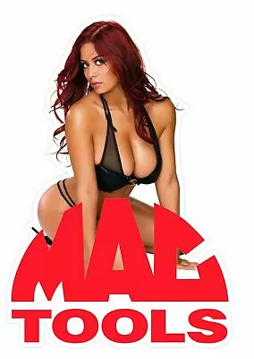 Mac Tools Sticker Decal Sexy Girl Mechanic Toolbox Sign Chest Usa • $4.95