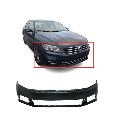 Primed Front Bumper Cover Fascia For 2016-2019 Volkswagen Passat S SE SEL • $235.68