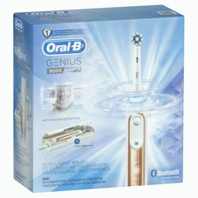 Oral B Power Toothbrush Genius 9000 Rose Gold Oral-b Electric • $262.70