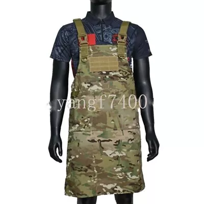 Tactical Vest Apron Camo Unisex Sleeveless Technician Mechanic Aprons Pinafore • $30.14