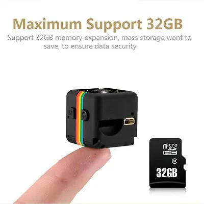 SQ11 720P Mini Car Hidden DV  Camera     Cam IR Black • £9.07