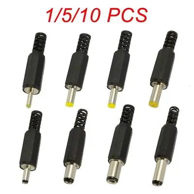 DC In-Line Power Plug Jack Connector Cable Male 1.3 / 1.7 / 2.1 / 2.5mm • £2.09