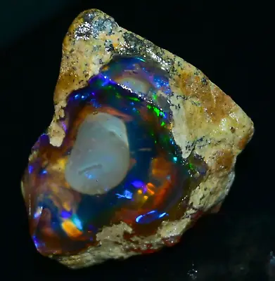 170.55 Natural Opal Rough AAA Quality Ethiopian Welo Fire Opal Raw Gemstone • $171.20