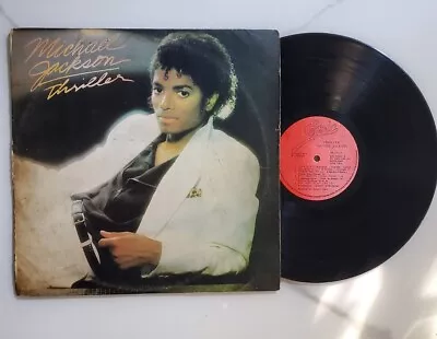 Michael Jackson _ Thriller _ Lp _ Killer! Original Zambian Pressing!! • $50