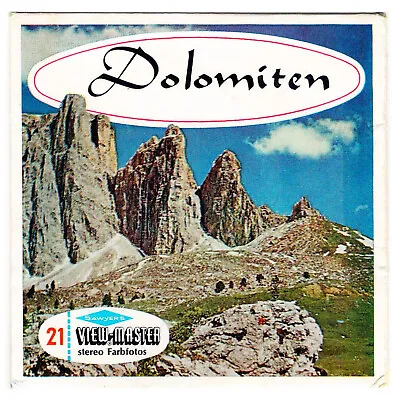 3 View-Master Stereo 3D Reels # C027 Dolomites Mountain Group Of The South Limestone Kalps • £8.98