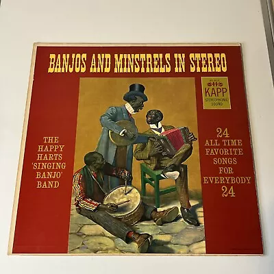 1956 Banjos & Minstrels In Stereo The Happy Hearts Singing Banjo Band Kapp LP • $29.95