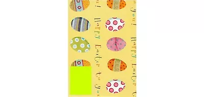 2 Sheets Happy Easter To You! Traditional Open Gift Wrap Wrapping Paper + Tags • £3.41