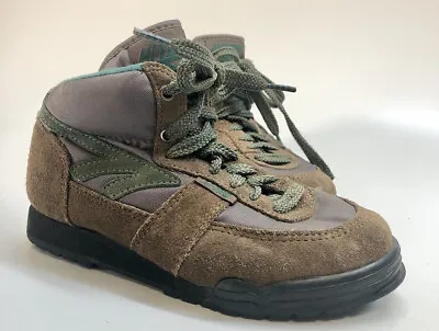 £15.61 • Buy Hi-Tec Lady Sierra Lite Jr Hiking Boots US Sz 5 Shoes Lace Ups Brown Green Suede