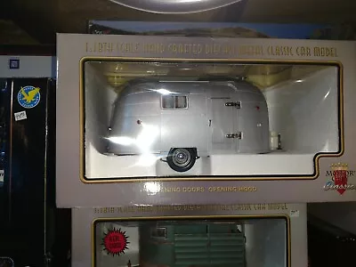 Motor City Classics Silver 1:18 Scale Diecast Model Air Stream Camper New In Box • $219.99