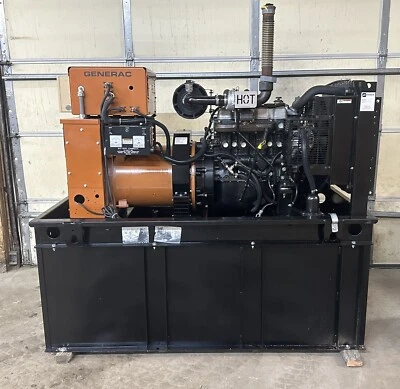 $7450 • Buy 30 Kw Diesel Generator Generac 120/240 Volt Single Phase Only 673 Hours