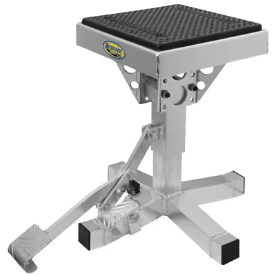 Motorsport Products P-12 Adjustable Lift Stand Silver Motorcycle Dirt Bike MX • $144.69