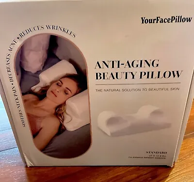 YourFacePillow Beauty Pillow Anti Wrinkle & Anti Aging Sleeping Pillow Standard • £33.72