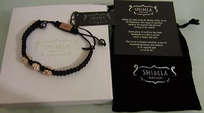 £9.50 • Buy BNWT Shimla 3 X Copper/flesh Crystal Bead Adjustable Bracelet - RRP £40.00