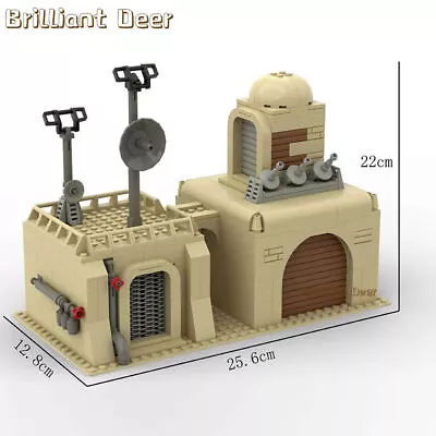 Buildings Block Fortress WW2 Pubg Military Army Soldier Base DIY Scenes • $72.51