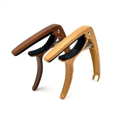 $7.95 • Buy Wood Style Premium Alloy Guitar Capo Quick Change Trigger Clamp Banjo Ukulele