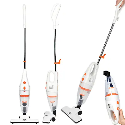 £25.89 • Buy 2-in-1 Upright & Handheld Stick Vacuum Cleaner Bagless Lightweight Corded 600W
