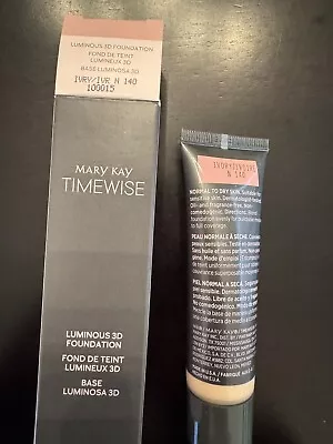 Mary Kay Timewise Luminous 3D Foundation Ivory N140 100015 New In Box Free Ship • $21.95