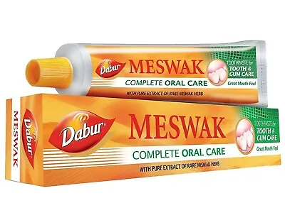 Dabur Meswak Tooth Paste 100%  Ayurvedic | Pack Of 5  • $28.44