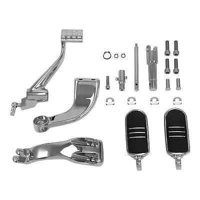 Mid Controls Kit Foot Pegs For Harley Sportster Iron 883 1200 48 72 14-22 Chrome • $129.99