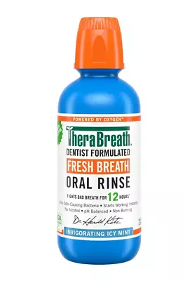 $7.99 • Buy TheraBreath Fresh Breath Mouthwash, Icy Mint, Alcohol-Free, 16 Fl Oz