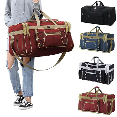 72L Men Women Duffle Bag Carry Handbag Luggage Travel Gym Tote Overnight Bag • $24.65