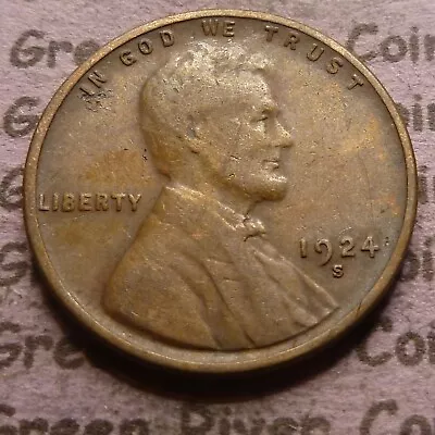 1924s  Lincoln Cent    #A19-24s   Nice Coin Semi Key • $14.99