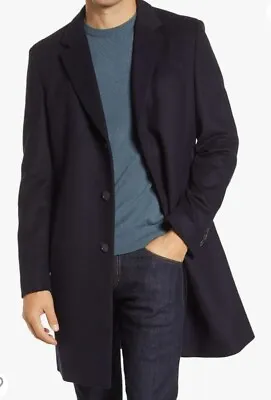 BOSS Men Jared Wool & Cashmere Classic Fit Topcoat • $379