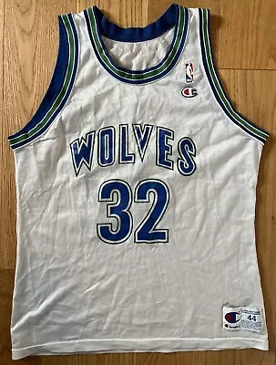 Vintage Champion Jersey Size 44 Minnesota Timberwolves Christian Laettner • $120