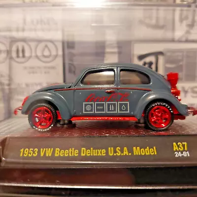 New M2 Machines Coke Cola Chase 1953 Vw Beetle Deluxe A37 24-01 • $21.50