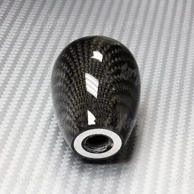 $22.35 • Buy Universal Real Carbon Fiber Manual Mt Type-r Style Gear Shifter Shift Knob