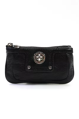 Marc By Marc Jacobs Women's Leather Zip Keychain Card Holder Black • $76.85
