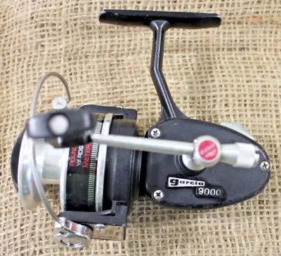 Garcia 9000 Spinning Reel High Speed Ball Bearing Fishing Tackle Japan Vintage • $19.95