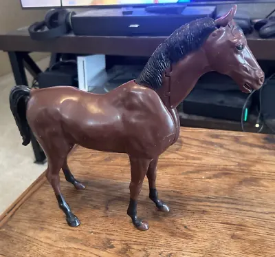 Vintage Marx Johnny West Articulated Brown Horse Moveable Head-neck • $69.99