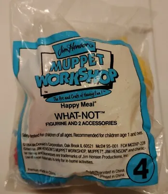 McDonalds Jim Henson's Muppet Workshop What Not #4 Whatnot Happy Meal Toy 1994 • $2