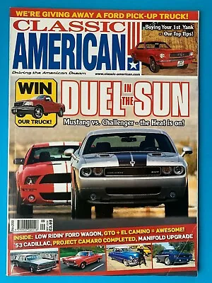 CLASSIC AMERICAN Magazine - Sept 2008 - Mustang '08 Vs Challenger '08 - Cadillac • $6.25