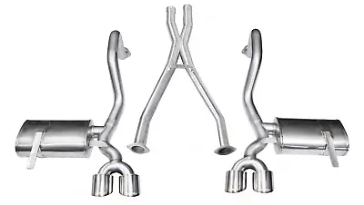 Corsa 14962 2.5  Cat-back W/XO-Pipe & 4  Pro-Series Tips Chevrolet Corvette C5 • $2096.99