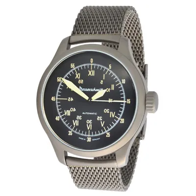 Messerschmitt XL Automatic Watch Aviator Stainless Steel ME3H171-Mil Sextant • $833.35