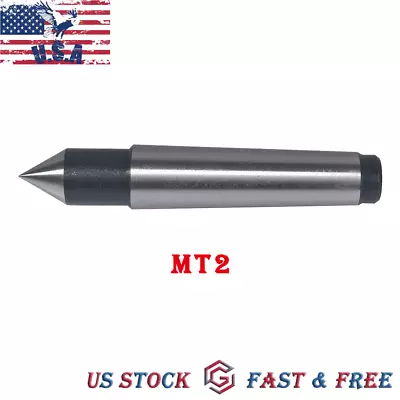 MT2 Lathe Dead Center Hardened Ground Steel 60 Degree Point #2 Morse Taper • $8.89