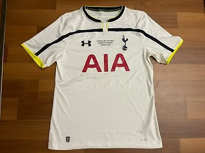 TOTTENHAM Hotspur Spurs 2014/2015 Capital One Cup Final Shirt Jersey - XL • £35.99