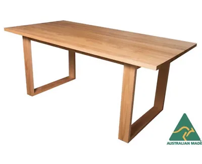 Nell 8 Seater Dining Table  Solid Tassie Oak Hardwood Timber  Locally Made • $2199