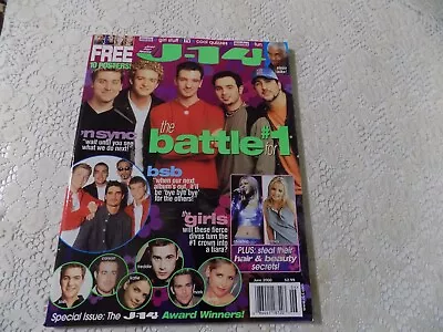 J-14 Magazine June 2000 NEW *10 POSTERS* N’ SYNC BSB BRITNEY SISQO • $15.95