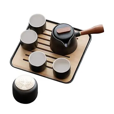 7x Japanese Style Exquisite Kung Fu Tea Set Tea Cups And Tray Ceramic Teapot For • £26.29