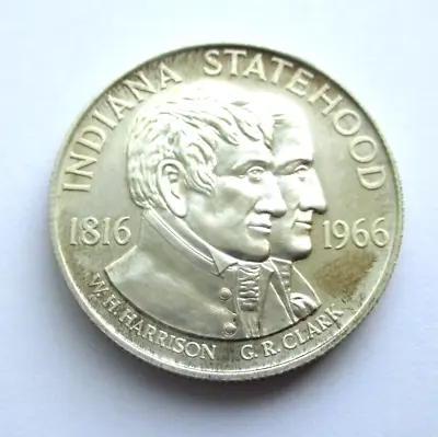 Heraldic Art 1966 Indiana Statehood Sterling Medal • $44.95