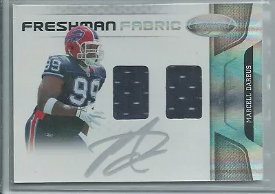 2011 Certified Marcell Dareus Buffalo Bills Freshan Fabrics Auto Jersey #/499 • $5.95