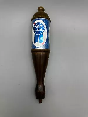 Vintage Pabst Blue Ribbon Beer PBR Wooden Tap Handle Pull Knob • $59.98