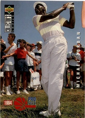 $1.99 • Buy 1994-95 Michael Jordan - Upper Deck Collectors Choice Pro Files Golf Card #204