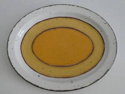 £34.06 • Buy STONEHENGE MIDWINTER SUN Mid Century Modern OVAL SERVING PLATTER 12 
