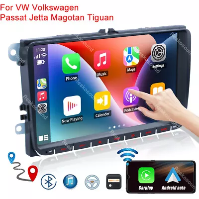 Car Player Autoradio 9  Android 13 Touch Screen Car Player  Bluetooth FM For VW • $131.88