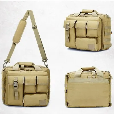 Tactical Molle Messenger Shoulder Bag Laptop Handbags Briefcase Outdoor Bag • $81.39